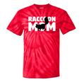 Raccoon Mom Tie-Dye T-Shirt - Animal Lover's Casual Tee Red Tie-Dye
