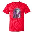 Rat Tie-Dye T-Shirt | Howling Moon Design | Unisex Casual Top Red Tie-Dye