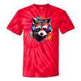 Retro Raccoon Tie-Dye T-Shirt - Fun Vintage Style for Adults & Kids Red Tie-Dye