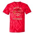 Sarcastic Raccoon Lover Tie-Dye T-Shirt - Fun Unisex Statement Red Tie-Dye