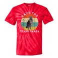 Save the Trash Panda Raccoon T-Shirt | Retro Vintage Tie-Dye Red Tie-Dye