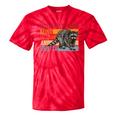 Street Cat T-Shirt - Adopt & Love | Raccoon Tie-Dye | Funny Gift Red Tie-Dye