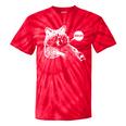 Trash Panda Meme Tie-Dye T-Shirt - Fun Racoon Design for Teens Red Tie-Dye