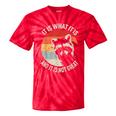 Vintage Raccoon Tie-Dye T-Shirt - Quirky, Unisex Style Red Tie-Dye