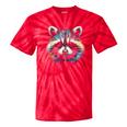 Watercolor Raccoon Unisex T-Shirt - Modern Tie-Dye Style | All-Season Wear Red Tie-Dye