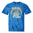 Autism Awareness Tie-Dye T-Shirt | Fun Raccoon Meme Design Blue Tie-Dye