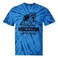 Certified Raccoon Specialist Tie-Dye T-Shirt | Vintage Style Fun Blue Tie-Dye