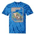 Dream Big Raccoon Tie-Dye T-Shirt - Fun & Whimsical Design Blue Tie-Dye