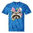 Easter Raccoon Tie-Dye T-Shirt - Fun for Bunny Lovers Blue Tie-Dye