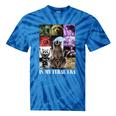 Feral Era Tie-Dye Raccoon Meme T-Shirt | Fun Unisex Tee Blue Tie-Dye