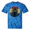 Ferret Moon Tie-Dye T-Shirt | Whimsical Animal Theme Blue Tie-Dye