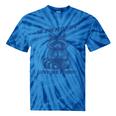 Moody Raccoon Tie-Dye Unisex T-Shirt | Fun Trash Panda Meme Blue Tie-Dye
