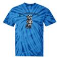 Raccoon Cowboy Tie-Dye Unisex T-Shirt | Fun Western Vibe Blue Tie-Dye