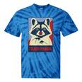 Raccoon Lover Tie-Dye T-Shirt - Fun Animal Print for Collections Blue Tie-Dye