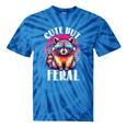 Raccoon Lovers Tie-Dye T-Shirt - Adorable Animal Theme - Small Blue Tie-Dye