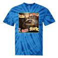 Raccoon Meme Tie-Dye T-Shirt - Oddly Specific Ironic Humor Blue Tie-Dye