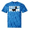 Raccoon Mom Tie-Dye T-Shirt - Animal Lover's Casual Tee Blue Tie-Dye