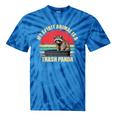 Raccoon Spirit Animal Tie-Dye T-Shirt | Fun for Raccoon Enthusiasts Blue Tie-Dye