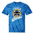 Raccoon Tie-Dye T-Shirt | Cute Trash Panda Design | Cartoon Style Blue Tie-Dye