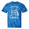 Raccoon Tie-Dye T-Shirt for Men | Quirky Animal Fun Theme Blue Tie-Dye