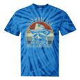 Raccoon Trash Panda Tie-Dye T-Shirt - Unisex Fun Design Blue Tie-Dye