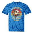 Raccoon Vintage Lovers Tie-Dye T-Shirt | Quirky Animal Charm Blue Tie-Dye