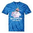 Raccoonicorn Unicorn Trash Panda Raccoon Lover Tie-Dye T-Shirts Blue Tie-Dye
