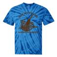 Sarcastic Raccoon Tie-Dye T-Shirt - Not My Trash Theme for Casual Fun Blue Tie-Dye