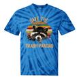 Save The Trash Pandas Raccoon Tee | Tie-Dye Unisex Shirt Blue Tie-Dye