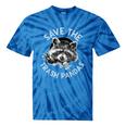 Save The Trash Pandas Raccoon Animal Lover Tie-Dye T-Shirts Blue Tie-Dye