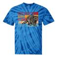 Street Cat T-Shirt - Adopt & Love | Raccoon Tie-Dye | Funny Gift Blue Tie-Dye
