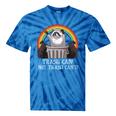 Trash Can Not Trash Can't Raccoon Trash Panda Tie-Dye T-Shirts Blue Tie-Dye