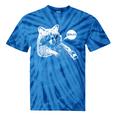 Trash Panda Meme Tie-Dye T-Shirt - Fun Racoon Design for Teens Blue Tie-Dye