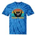 Trash Panda Raccoon Tie-Dye T-Shirt | Fun Animal Print Blue Tie-Dye