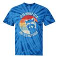 Vintage Raccoon Tie-Dye T-Shirt - Quirky, Unisex Style Blue Tie-Dye