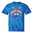 Watercolor Raccoon Unisex T-Shirt - Modern Tie-Dye Style | All-Season Wear Blue Tie-Dye