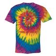 Cowboy Raccoon Tie-Dye T-Shirt - Humorous Western Style Rainbow Tie-Dye