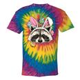 Easter Raccoon Tie-Dye T-Shirt - Fun for Bunny Lovers Rainbow Tie-Dye