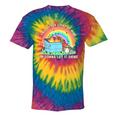 Groovy This Little Light-Of Mine Dumpster Fire Raccoon Tie-Dye T-Shirts Rainbow Tie-Dye