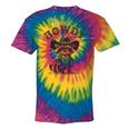 Howdy Cowboy Raccoon Tie-Dye T-Shirt - Unisex Animal Theme Rainbow Tie-Dye