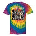Let's Get Trashed Tie-Dye T-Shirt | Raccoon & Opossum Beer Party Rainbow Tie-Dye