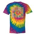 Raccoon Chemistry Tie-Dye T-Shirt - Fun Science Gift for Enthusiasts Rainbow Tie-Dye