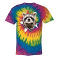 Raccoon Lover Tie-Dye T-Shirt | Gift for Raccoon Mom & Dad Rainbow Tie-Dye