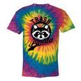 Raccoon Meme Tie-Dye T-Shirt - Cute Trash Panda Theme, Unisex Tee Rainbow Tie-Dye