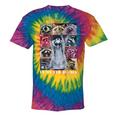 Raccoon Meme Tie-Dye T-Shirt - Fun Unisex Animal Tee Rainbow Tie-Dye