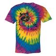 Raccoon Moon Tie-Dye T-Shirt - Fun Unisex Apparel Rainbow Tie-Dye