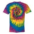 Raccoon Sarcastic Tie-Dye Unisex T-Shirt - Quirky Humor Gift Rainbow Tie-Dye