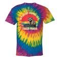 Raccoon Spirit Animal Tie-Dye T-Shirt | Fun for Raccoon Enthusiasts Rainbow Tie-Dye