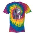 Rat Tie-Dye T-Shirt | Howling Moon Design | Unisex Casual Top Rainbow Tie-Dye