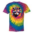Retro Raccoon Tie-Dye T-Shirt - Fun Vintage Style for Adults & Kids Rainbow Tie-Dye